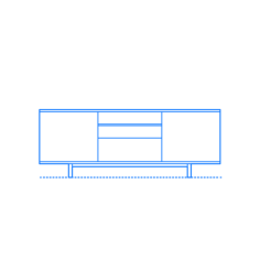 Furniture Tv Stand Tv Console Ikea Mostorp Tv Unit Outline Svg File, Free Vectors File